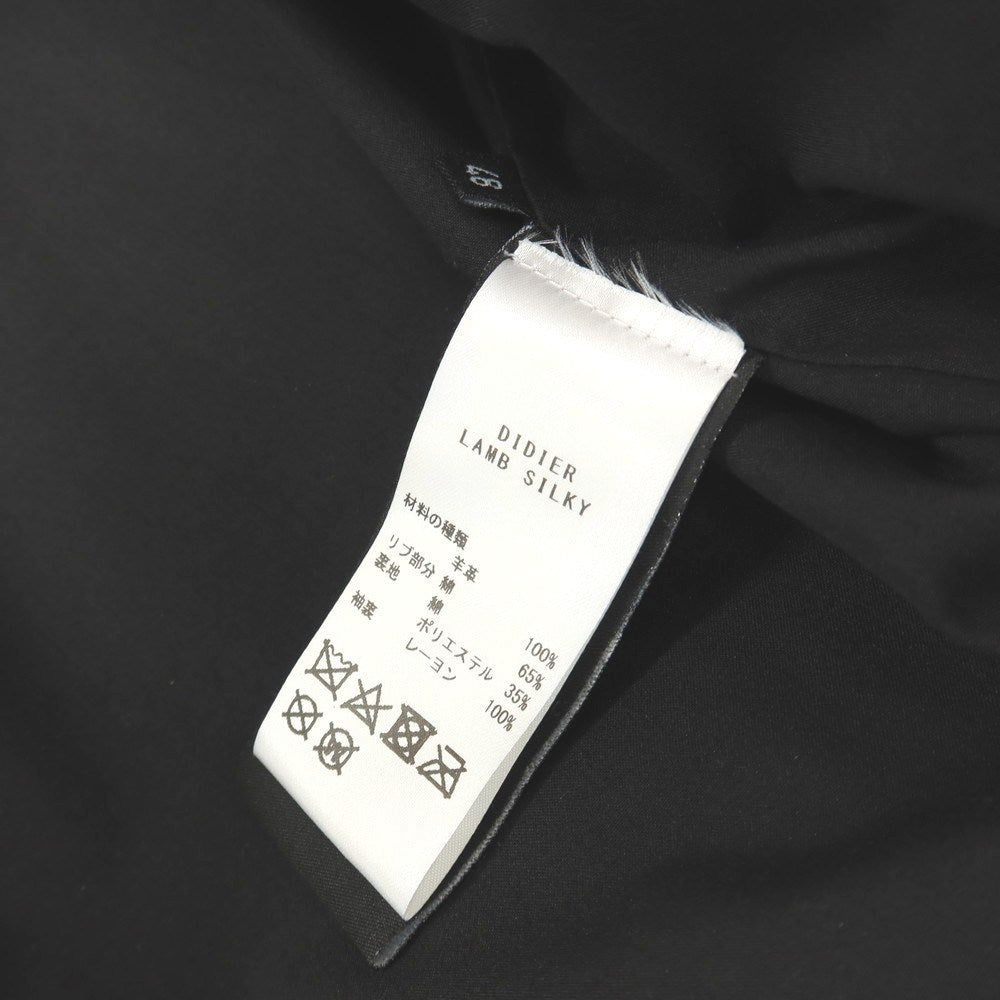 【中古】アルマ ARMA LAMB SILKY ラム レザーブルゾン ブラック【サイズ48】【 状態ランクB 】【 メンズ 】