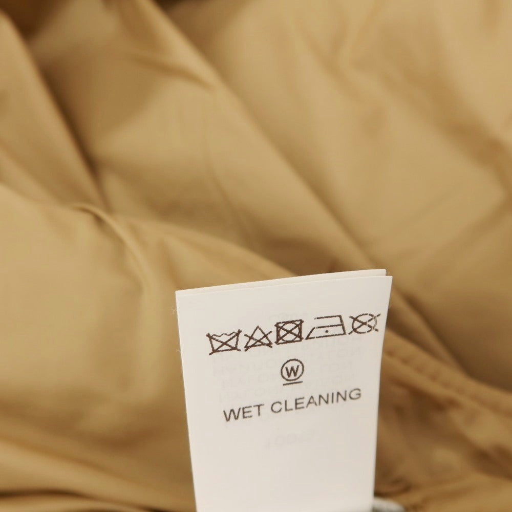 【中古】ブルネロクチネリ Brunello Cucinelli ナイロン×カシミヤ レイヤードデザイン フーデッド ダウンベスト グレーxベージュ【サイズM】【 状態ランクB 】【 メンズ 】