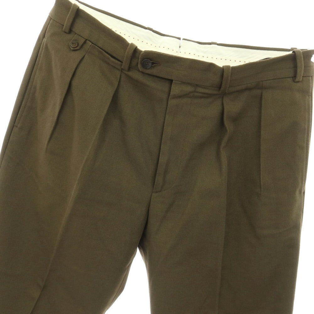 【中古】ベルナール ザンス BERNARD ZINS BAC J コットン カジュアルスラックスパンツ オリーブ【サイズ42】【 状態ランクB 】【 メンズ 】