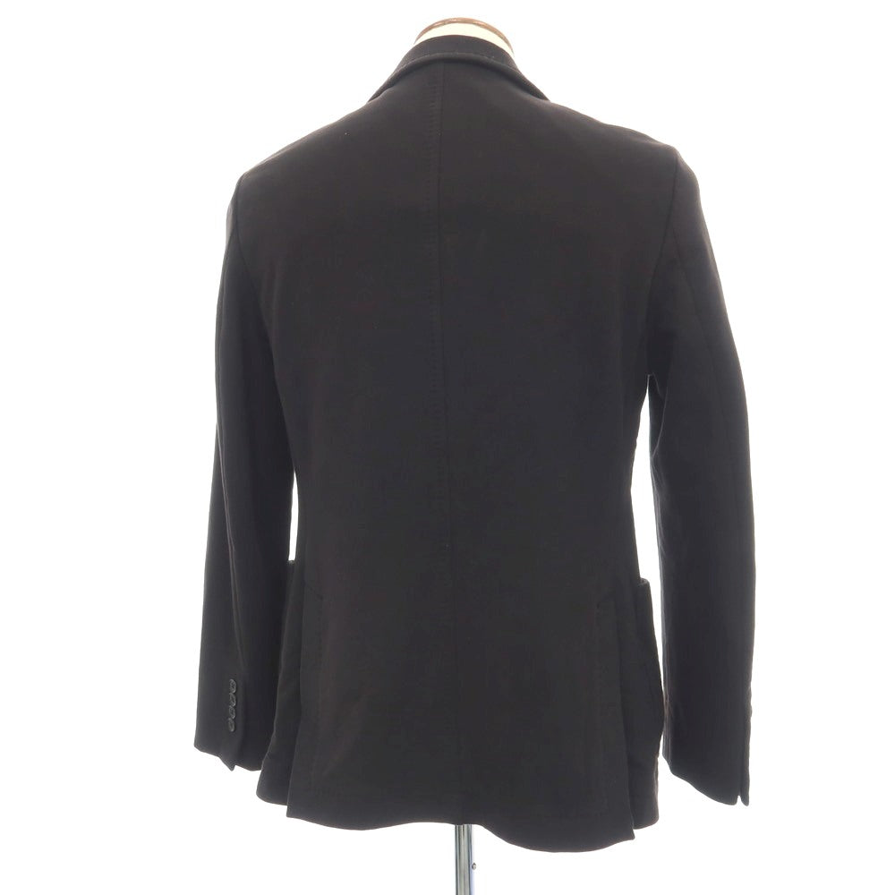 【中古】チルコロ1901 CIRCOLO 1901 コットン ジャージー 裏起毛 2B カジュアルジャケット ブラック【サイズ48】【 状態ランクB 】【 メンズ 】