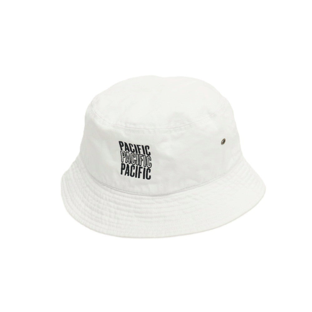 【中古】パシフィックゴルフクラブ Pacific GOLF CLUB コットン バケットハット 帽子 ホワイト【サイズL/XL】【 状態ランクC 】【 メンズ 】