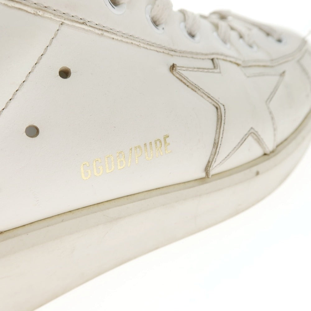 【中古】ゴールデングース GOLDEN GOOSE レザー スニーカー ホワイト【サイズ40】【 状態ランクC 】【 メンズ 】