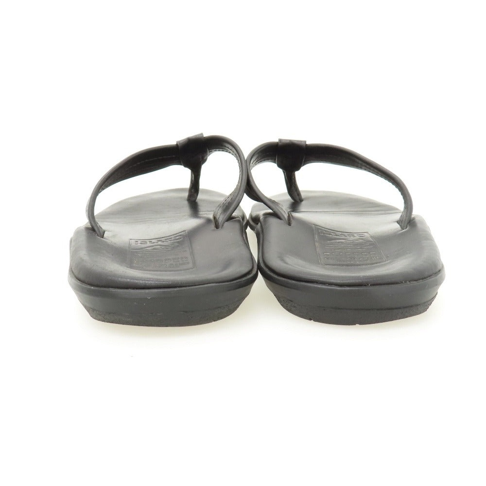 【中古】アイランドスリッパ ISLAND SLIPPER レザー サンダル ブラック【サイズ9】【 状態ランクB 】【 メンズ 】