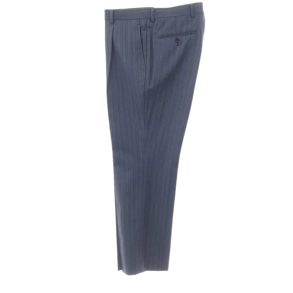 【中古】ダーバン D’URBAN ウール ストライプ 2つボタンスーツ ネイビー【サイズ96AB5】【 状態ランクC 】【 メンズ 】