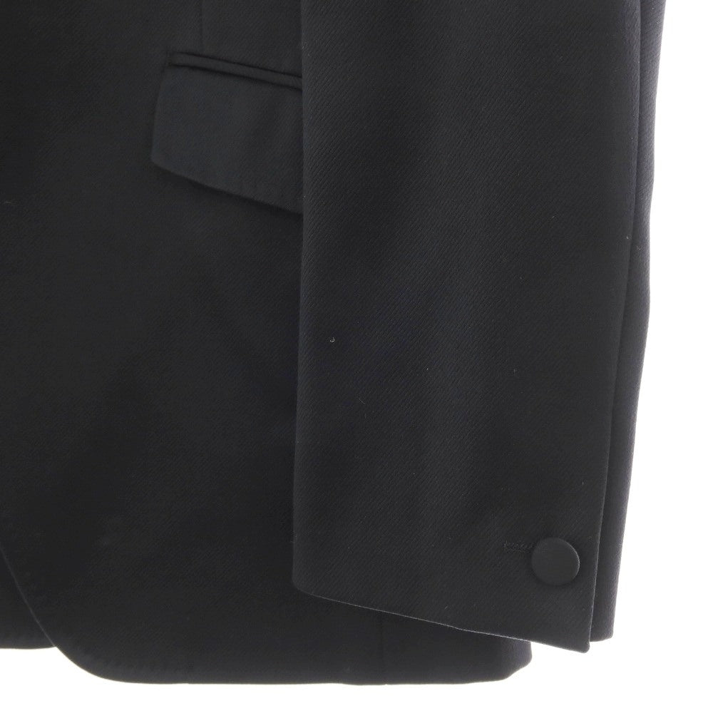 【中古】タケオキクチ TAKEO KIKUCHI ウールポリウレタン 1つボタンスーツ ブラック【サイズ3】【 状態ランクD 】【 メンズ 】