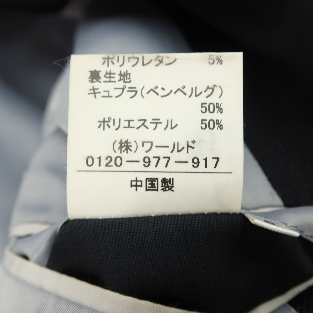 【中古】タケオキクチ TAKEO KIKUCHI ウールポリウレタン 1つボタンスーツ ブラック【サイズ3】【 状態ランクD 】【 メンズ 】