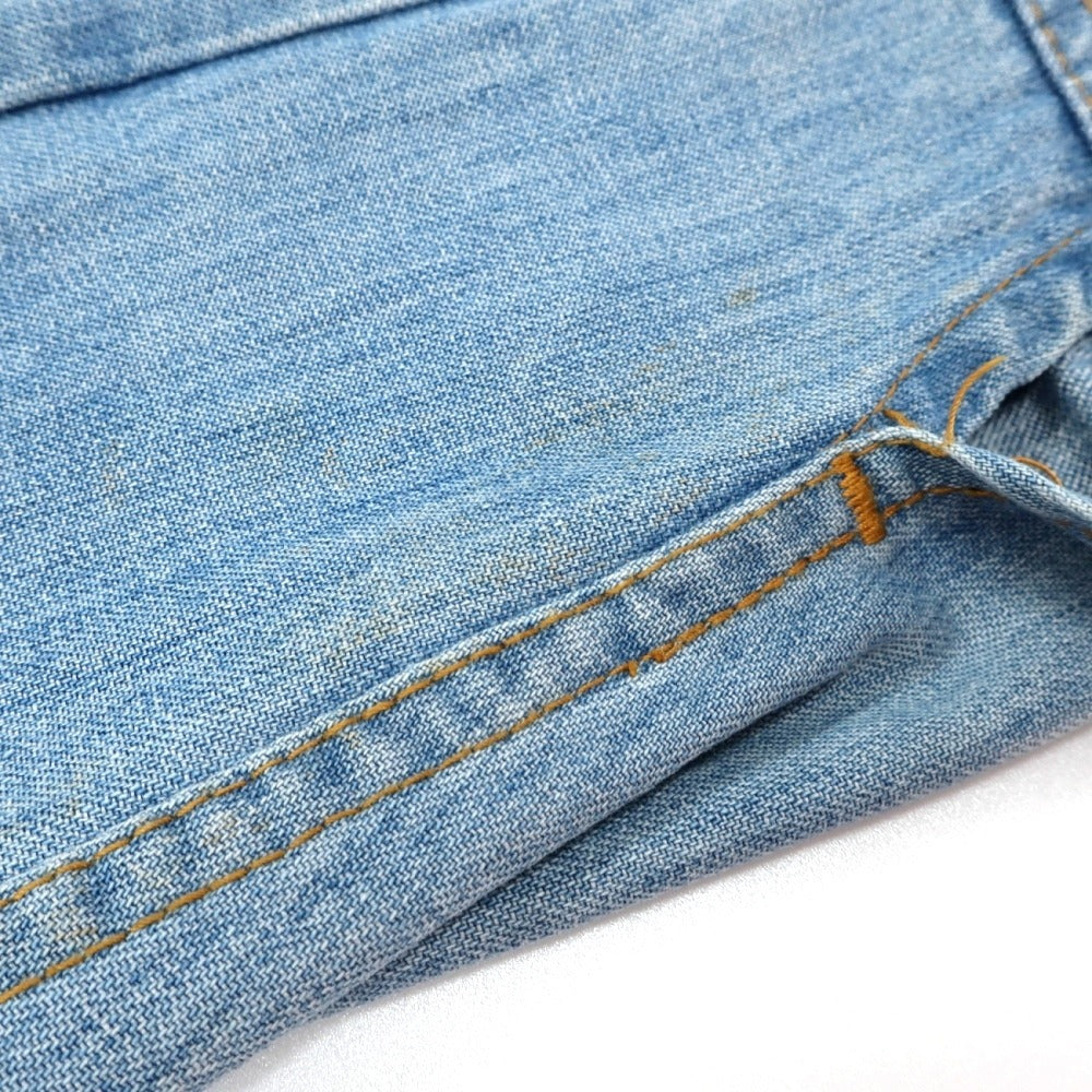【中古】リー Lee 70’s コットン デニムジャケット LeeSet ライトブルー【サイズ表記不明(XS位)】【 状態ランクC 】【 メンズ 】