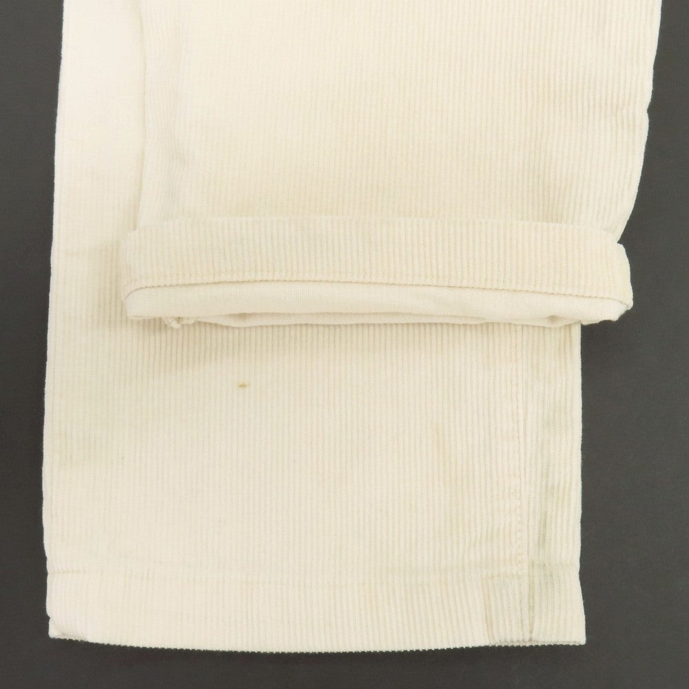 【中古】グロウンアンドソーン grown&sewn SHIP別注 コットン コーデュロイパンツ オフホワイト【サイズ31】【 状態ランクC 】【 メンズ 】