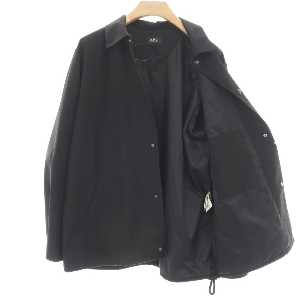 【中古】アーペーセー A.P.C. ポリエステルコットン コーチジャケット ブラック【サイズL】【 状態ランクB 】【 メンズ 】