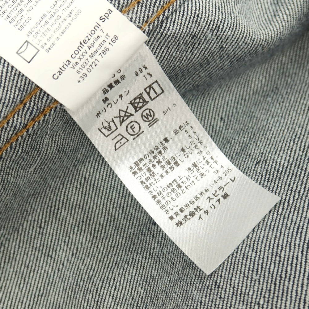 【中古】イカイ YCHAI コットンポリウレタン デニムジャケット ネイビー【サイズ44】【 状態ランクB 】【 メンズ 】