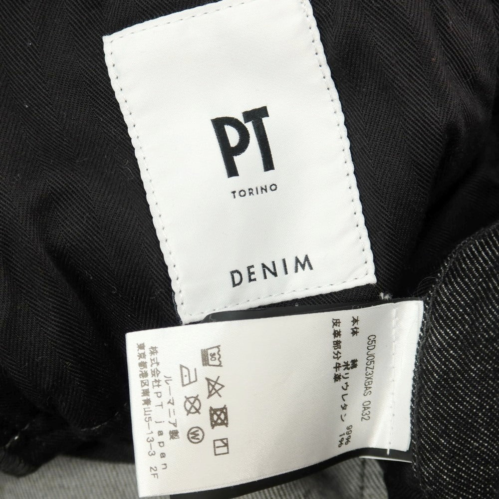 【中古】ピーティートリノ デニム PT TORINO DENIM SWING ストレッチ コットン デニムパンツ ジーンズ ブラック【サイズ29】【 状態ランクB 】【 メンズ 】