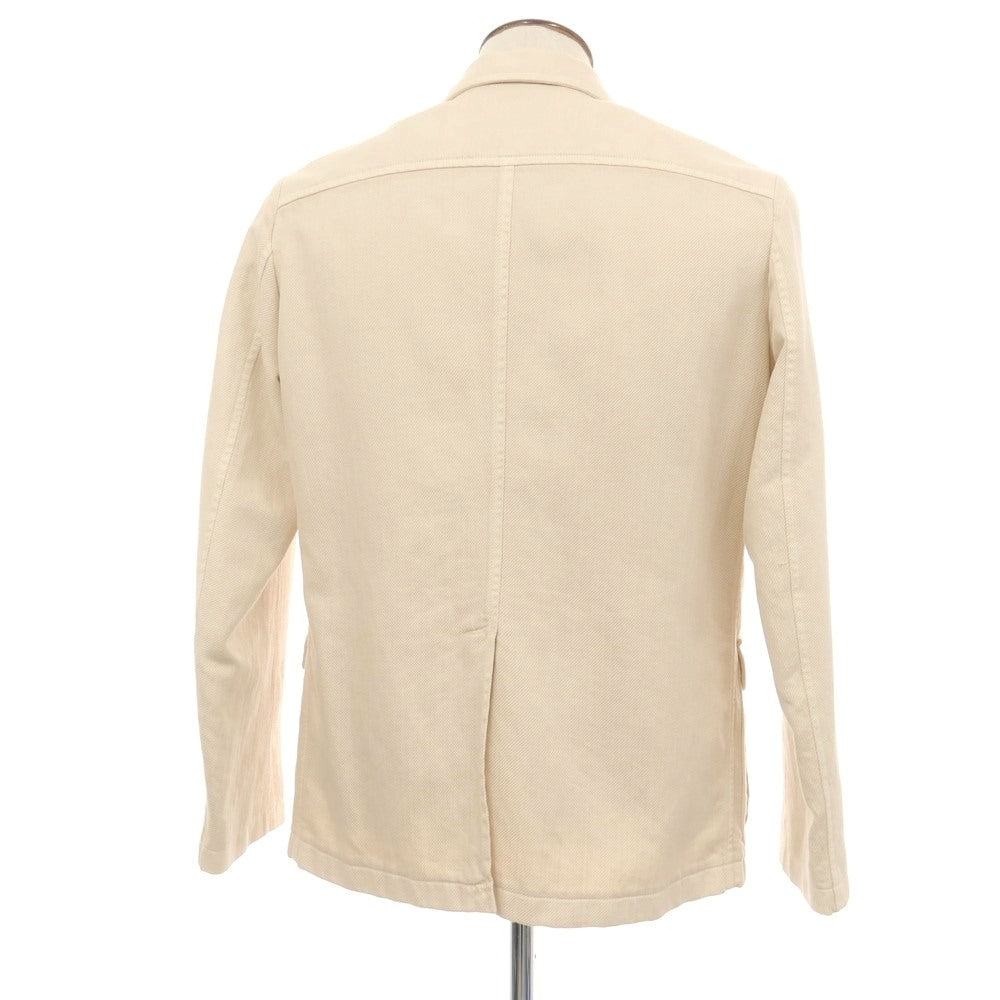 【中古】ボリオリ BOGLIOLI コットンリネン サファリジャケット ライトベージュ【サイズ50】【 状態ランクC 】【 メンズ 】