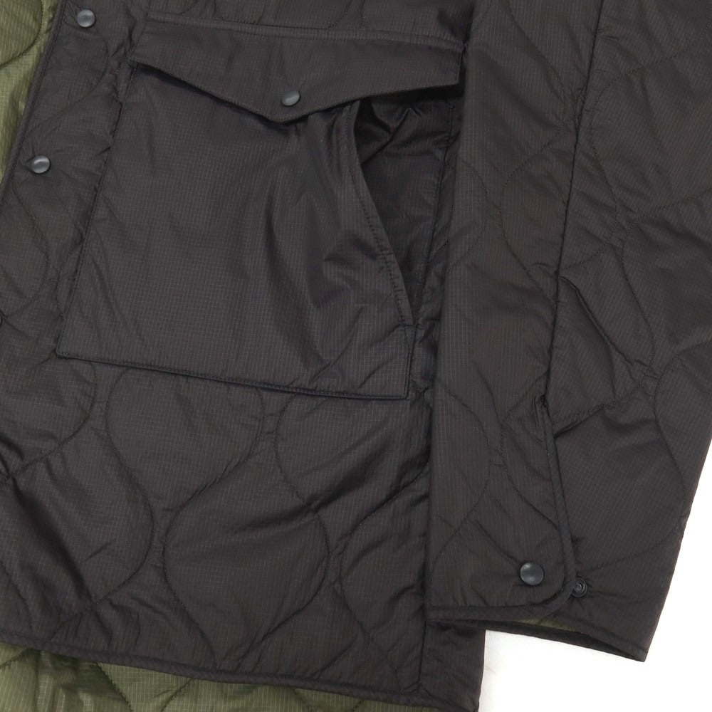 【中古】アスペジ ASPESI リップストップナイロン キルティング 中綿ブルゾン ブラック【サイズL】【 状態ランクB 】【 メンズ 】