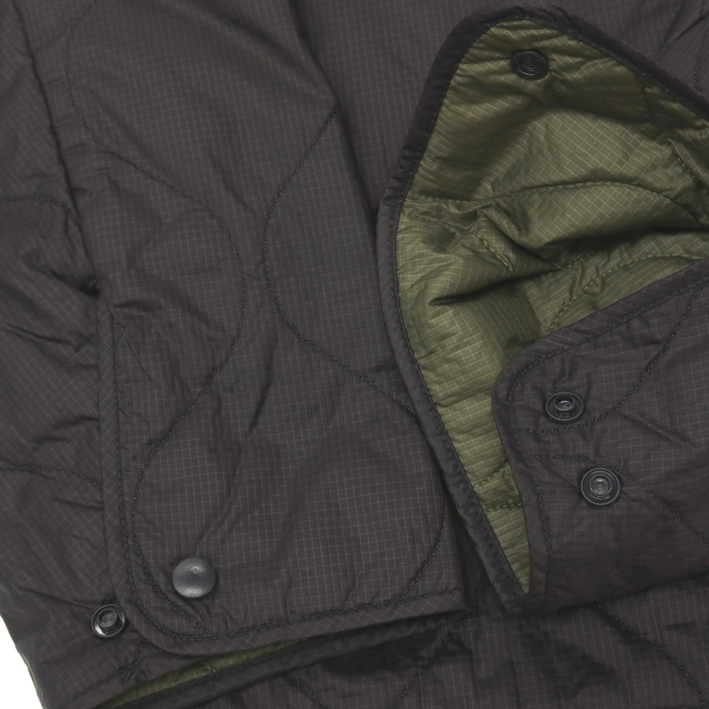 【中古】アスペジ ASPESI リップストップナイロン キルティング 中綿ブルゾン ブラック【サイズL】【 状態ランクB 】【 メンズ 】
