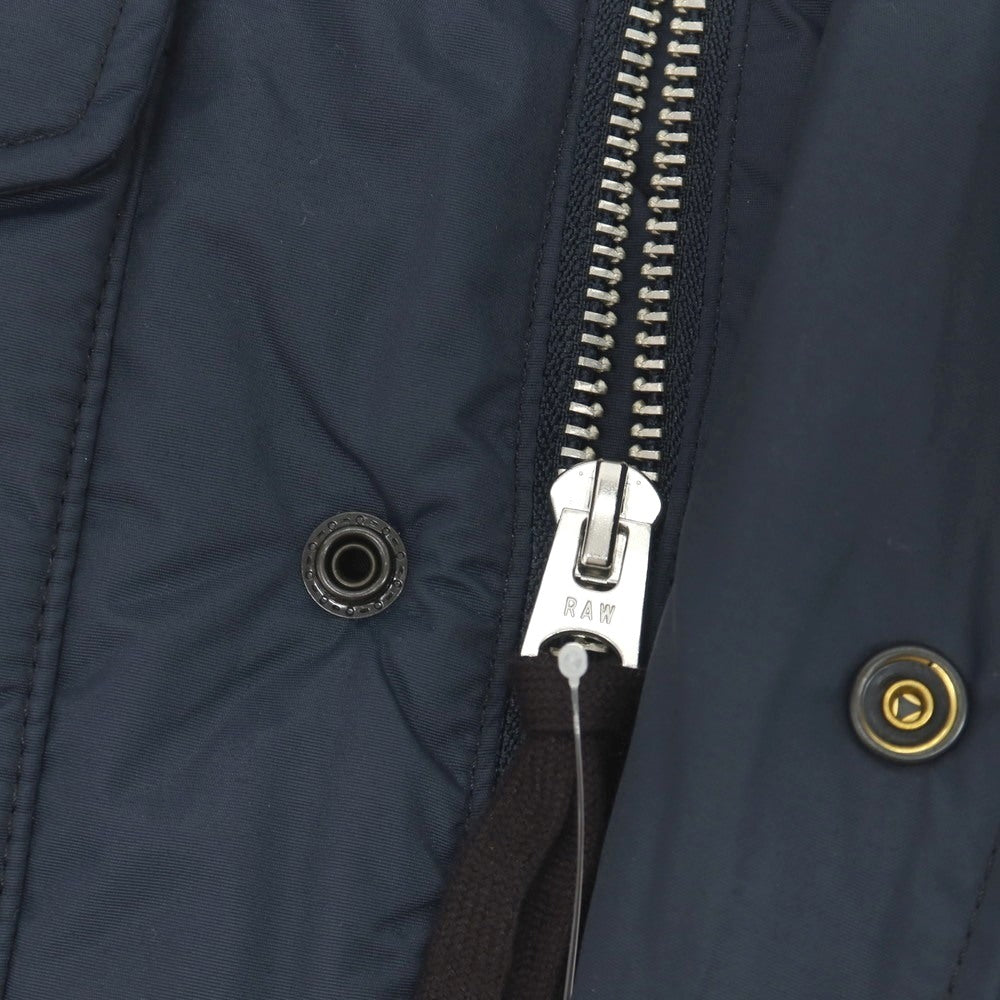 【新品アウトレット】ジースターロウ G-STAR RAW VODAN PADDED HDD JKT ナイロン スタンドカラー 中綿ブルゾン ネイビー【サイズS】【 状態ランクN- 】【 メンズ 】