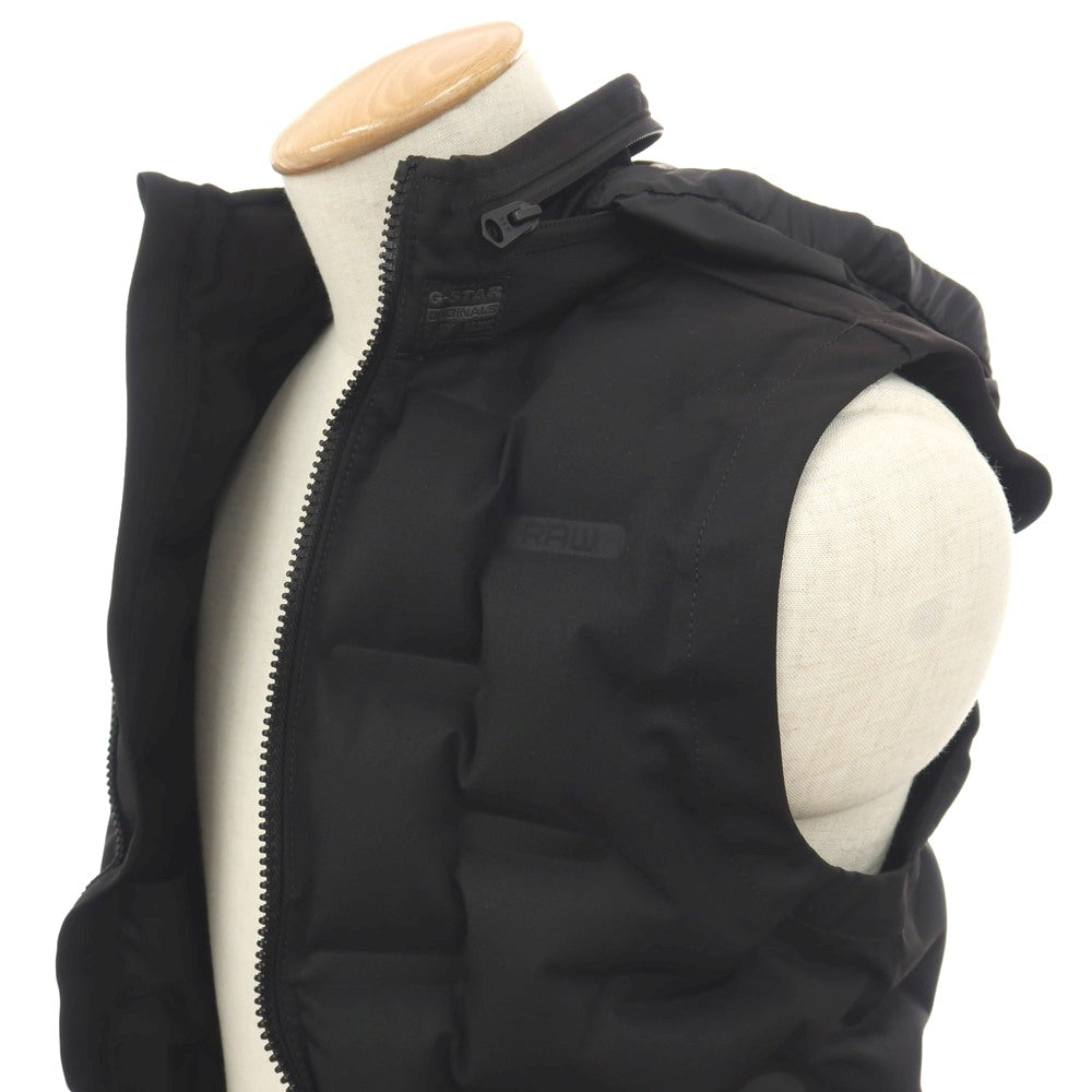 【新品】ジースターロウ G-STAR RAW 3D INFLATABLE BODY WARMER ポリエステル インフレータブルベスト ブラック【サイズXXS】【 状態ランクN 】【 メンズ 】