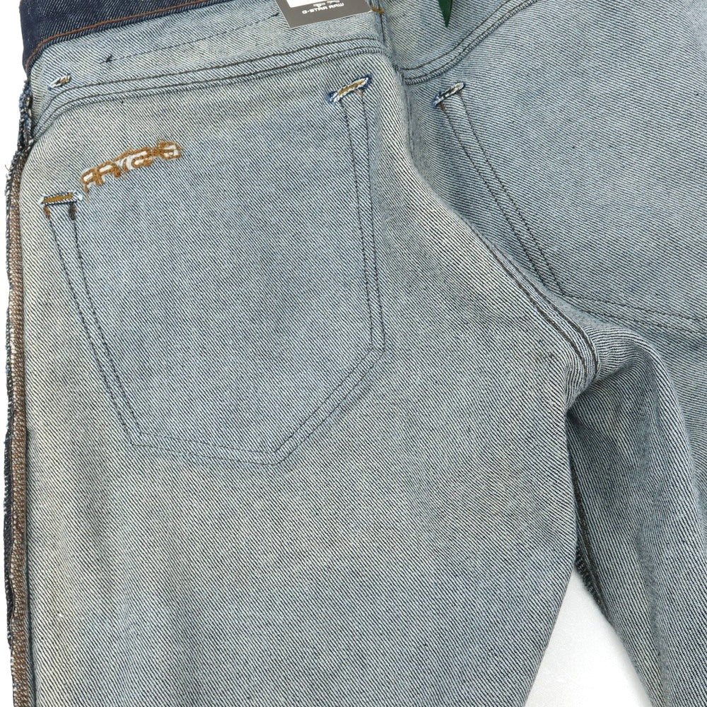 【新品アウトレット】ジースターロウ G-STAR RAW 3301 SLIM コットンポリウレタン デニムパンツ ジーンズ ブラックネイビー【サイズ28/32】【 状態ランクN- 】【 メンズ 】
