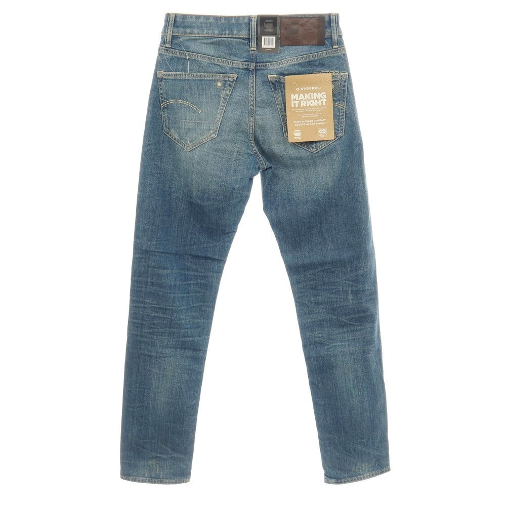 【新品】ジースターロウ G-STAR RAW ダメージ&リペア加工 コットンポリウレタン デニムパンツ ジーンズ ブルー【サイズ28/32】【 状態ランクN 】【 メンズ 】