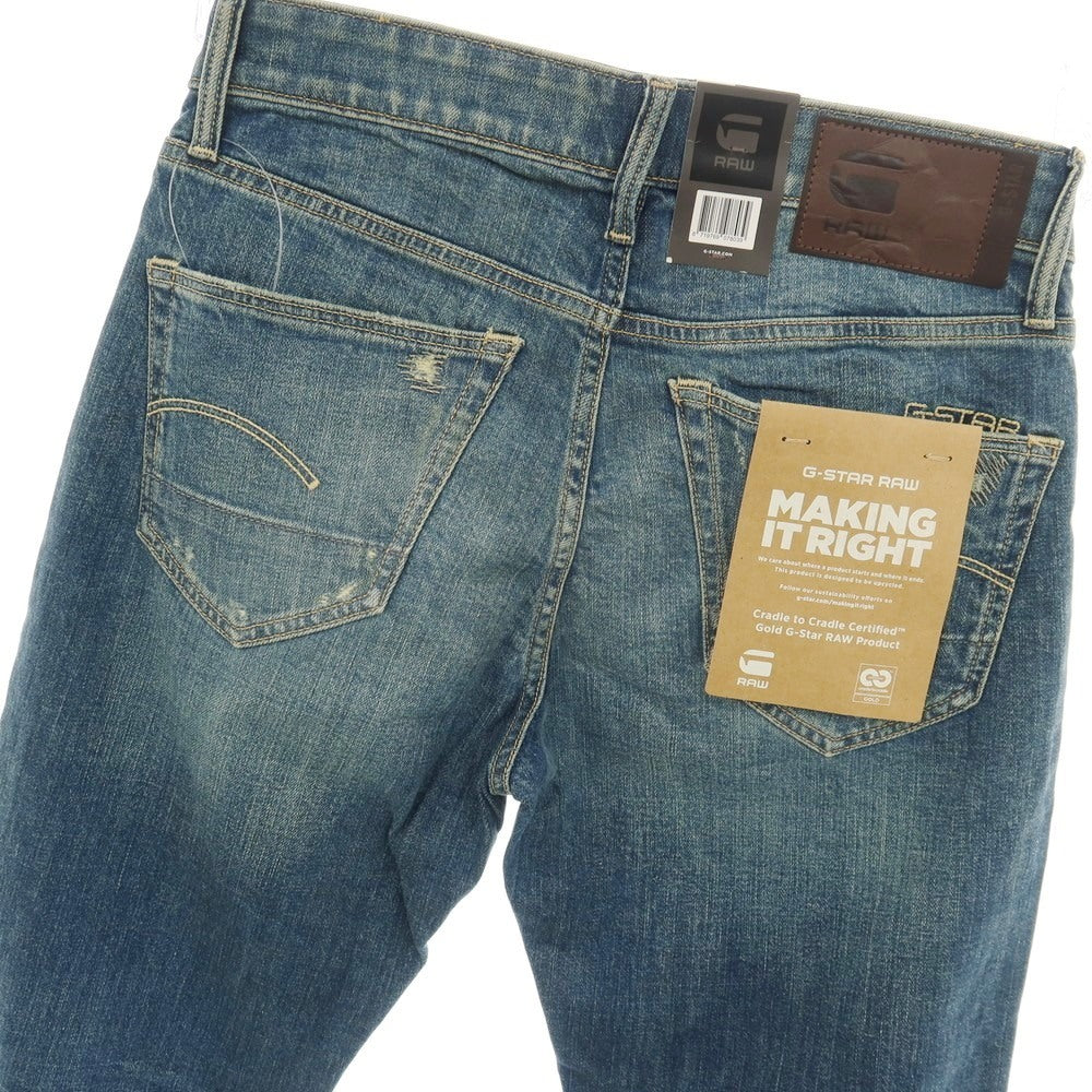 【新品アウトレット】ジースターロウ G-STAR RAW ダメージ&リペア加工 コットンポリウレタン デニムパンツ ジーンズ ブルー【サイズ29/32】【 状態ランクN- 】【 メンズ 】