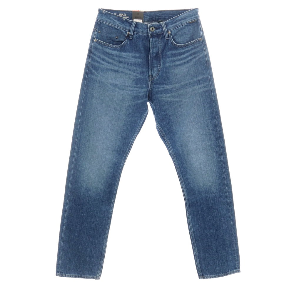 【新品アウトレット】ジースターロウ G-STAR RAW TRIPLE A REGULAR STRAIGHT コットン デニムパンツ ジーンズ ブルー【サイズ30/32】【 状態ランクN- 】【 メンズ 】
