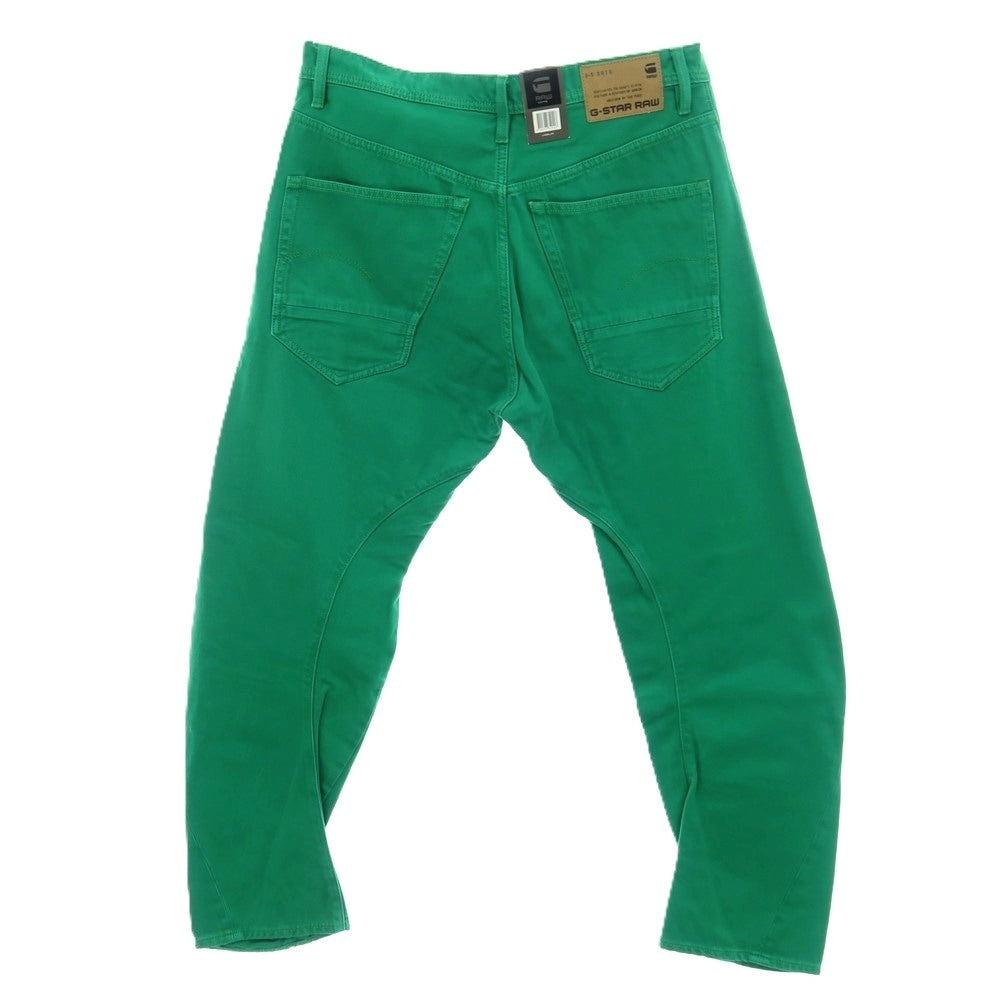 【新品】ジースターロウ G-STAR RAW ARC 3D コットン デニムパンツ グリーン【サイズ33/30】【 状態ランクN 】【 メンズ 】