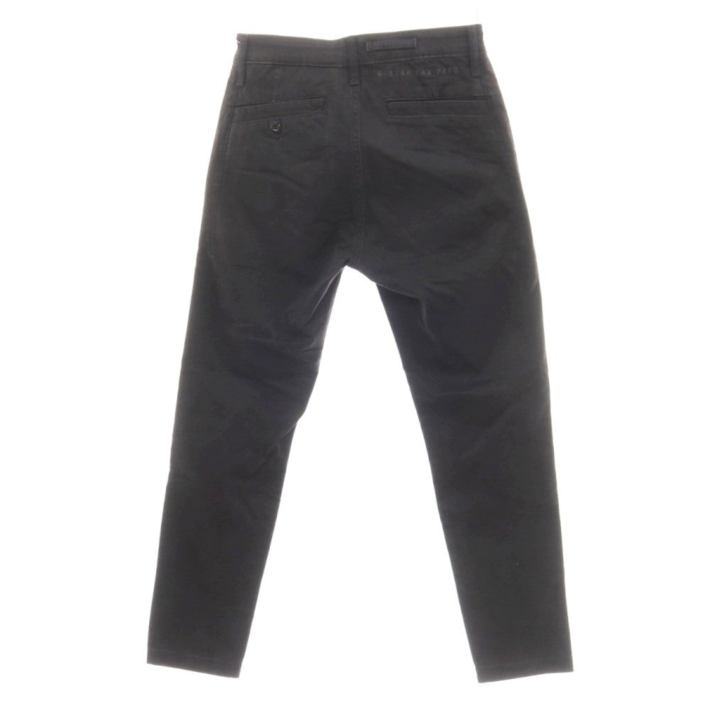 【新品アウトレット】ジースターロウ G-STAR RAW BRONSON 2.0 SLIM CHINO ストレッチコットン チノパンツ ブラック【サイズ26/30】【 状態ランクN- 】【 メンズ 】