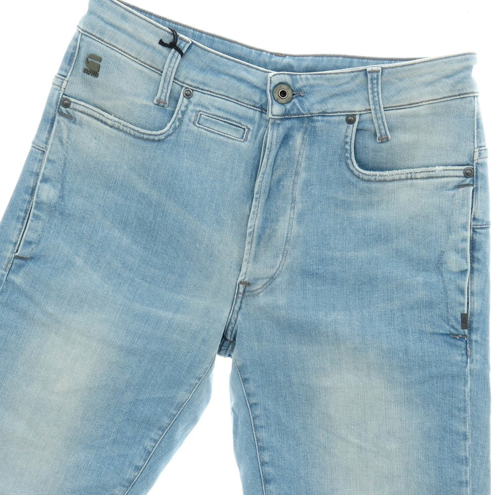 【新品】ジースターロウ G-STAR RAW D-STAQ 3D STRAIGHT SHORTS ストレッチ デニム ショートパンツ ブルー【サイズ28】【 状態ランクN 】【 メンズ 】