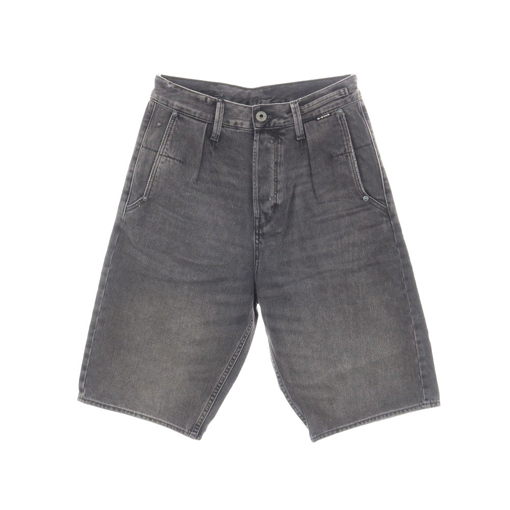【新品】ジースターロウ G-STAR RAW WORKER CHINO RELAXED SHORT コットン デニム ショートパンツ ブラック(グレー)【サイズ28】【 状態ランクN 】【 メンズ 】