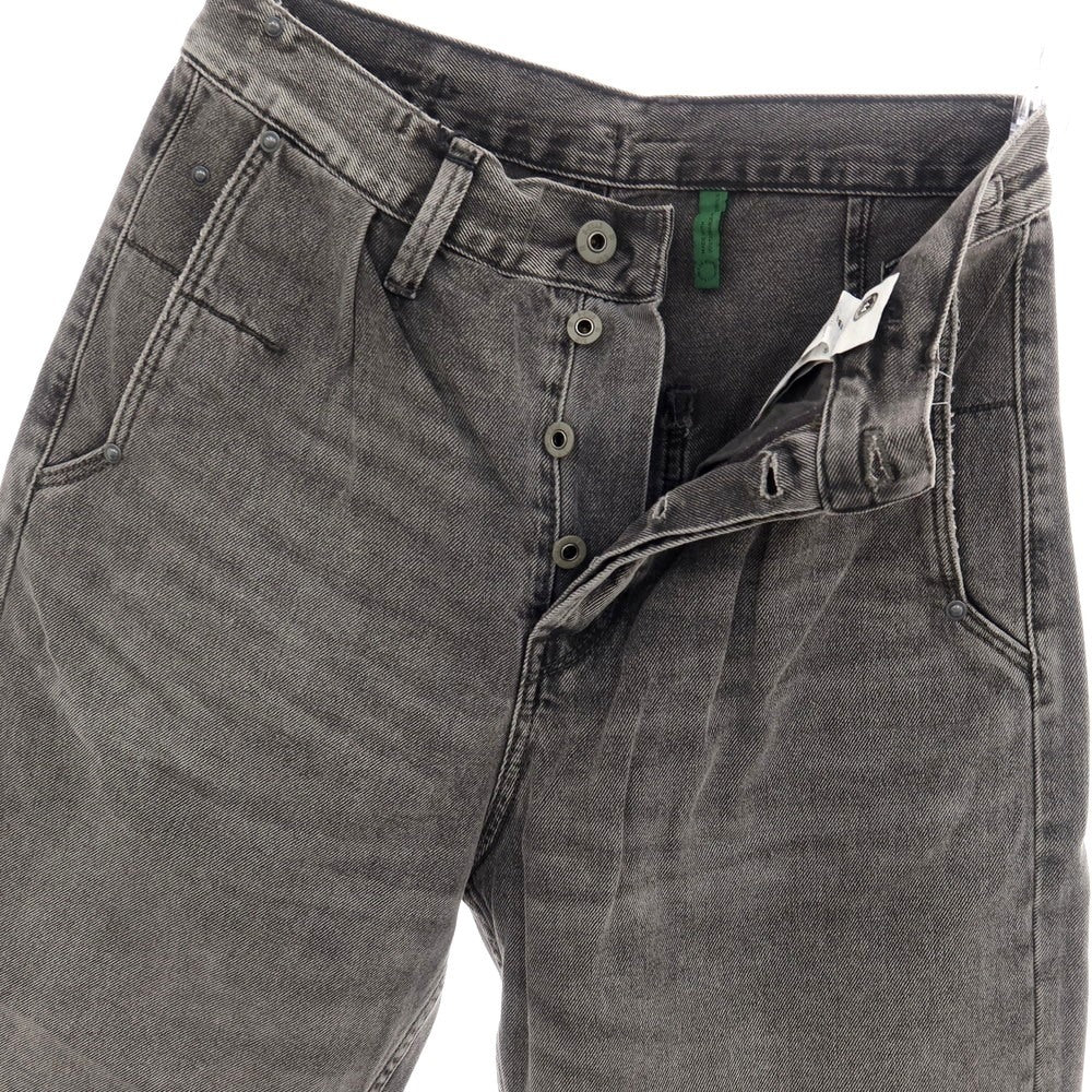 【新品アウトレット】ジースターロウ G-STAR RAW WORKER CHINO RELAXED SHORT コットン デニム ショートパンツ ブラック(グレー)【サイズ28】【 状態ランクN- 】【 メンズ 】