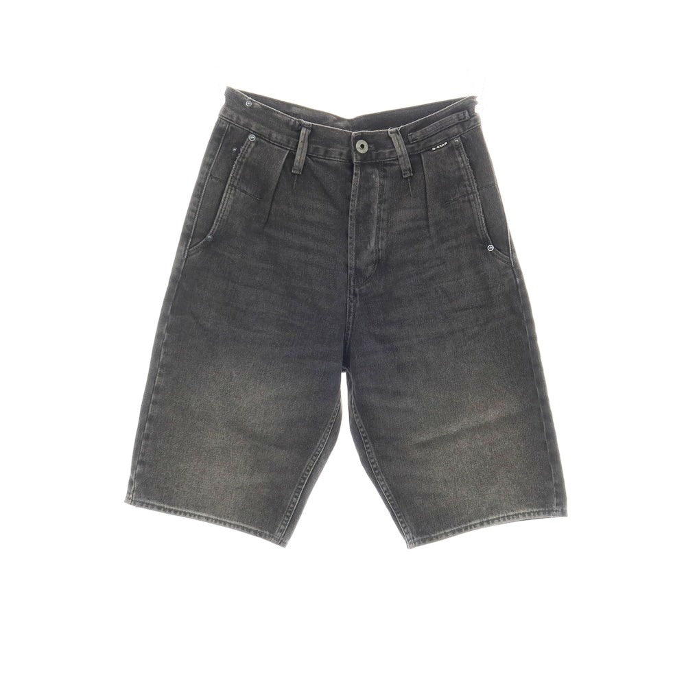 【新品】ジースターロウ G-STAR RAW WORKER CHINO RELAXED SHORT コットン デニム ショートパンツ ブラック(グレー)【サイズ28】【 状態ランクN 】【 メンズ 】