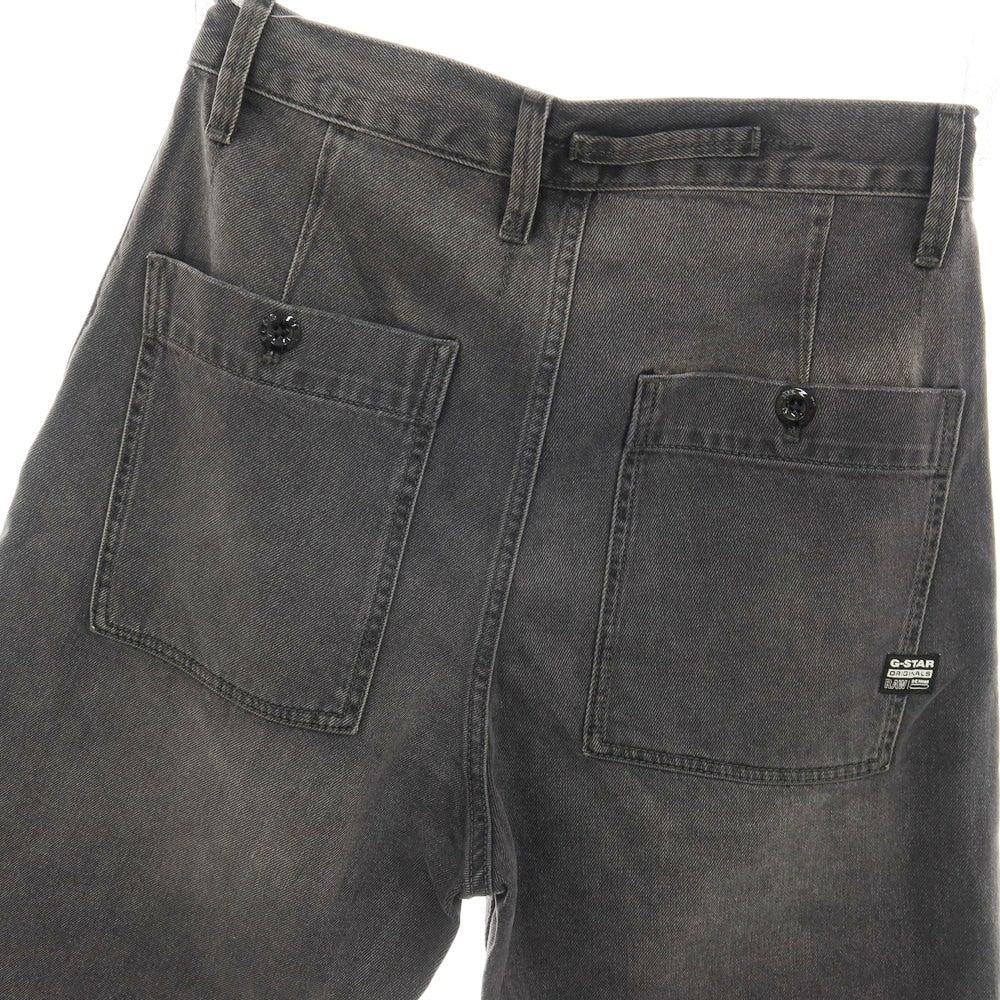 【新品アウトレット】ジースターロウ G-STAR RAW WORKER CHINO RELAXED SHORT デニム ショートパンツ ブラック(グレー)【サイズ28】【 状態ランクN- 】【 メンズ 】
