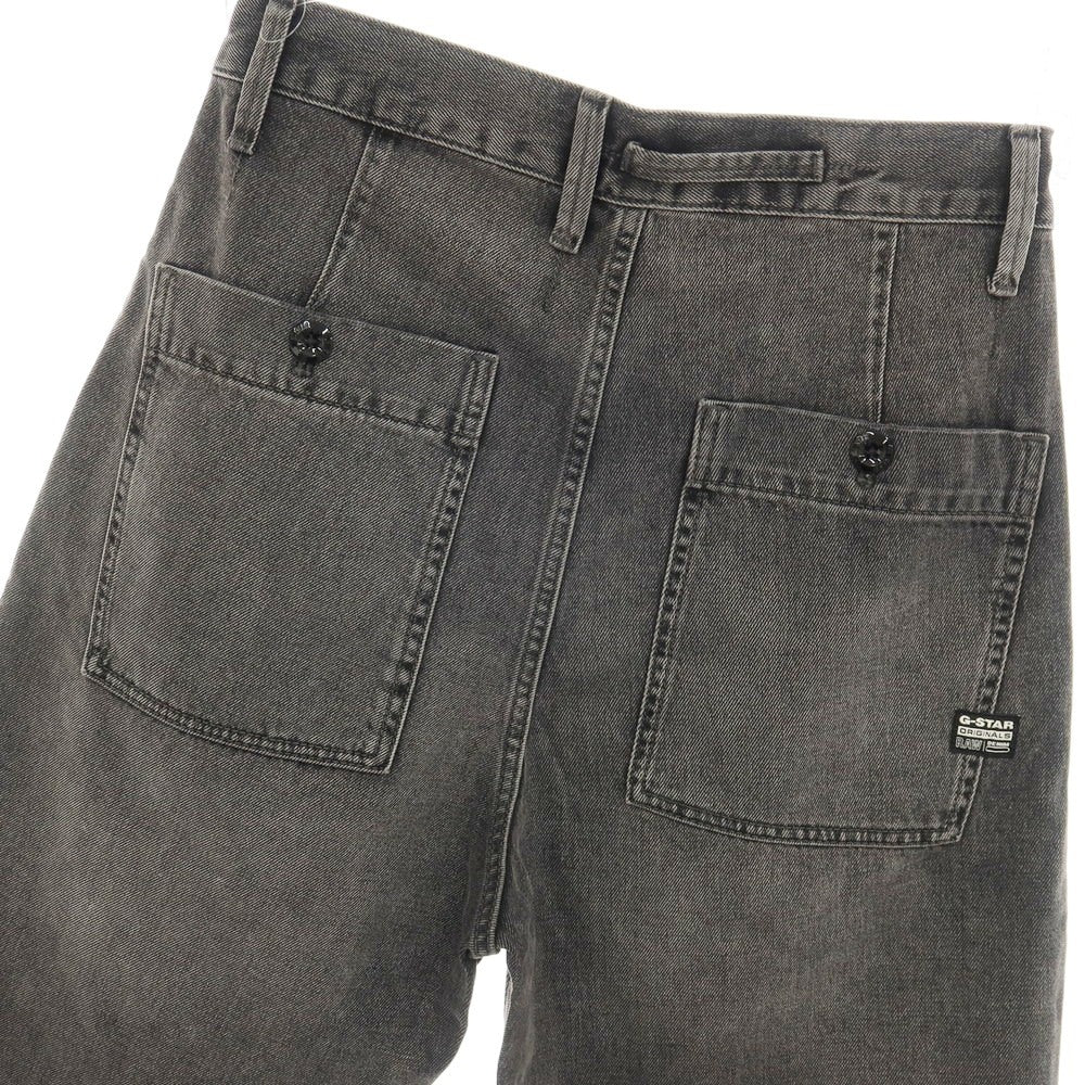 【新品アウトレット】ジースターロウ G-STAR RAW WORKER CHINO RELAXED SHORT デニム ショートパンツ ブラック(グレー)【サイズ28】【 状態ランクN- 】【 メンズ 】