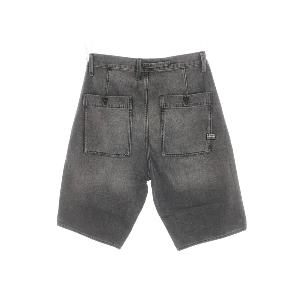 【新品】ジースターロウ G-STAR RAW WORKER CHINO RELAXED SHORT コットン デニム ショートパンツ ブラック(グレー)【サイズ30】【 状態ランクN 】【 メンズ 】