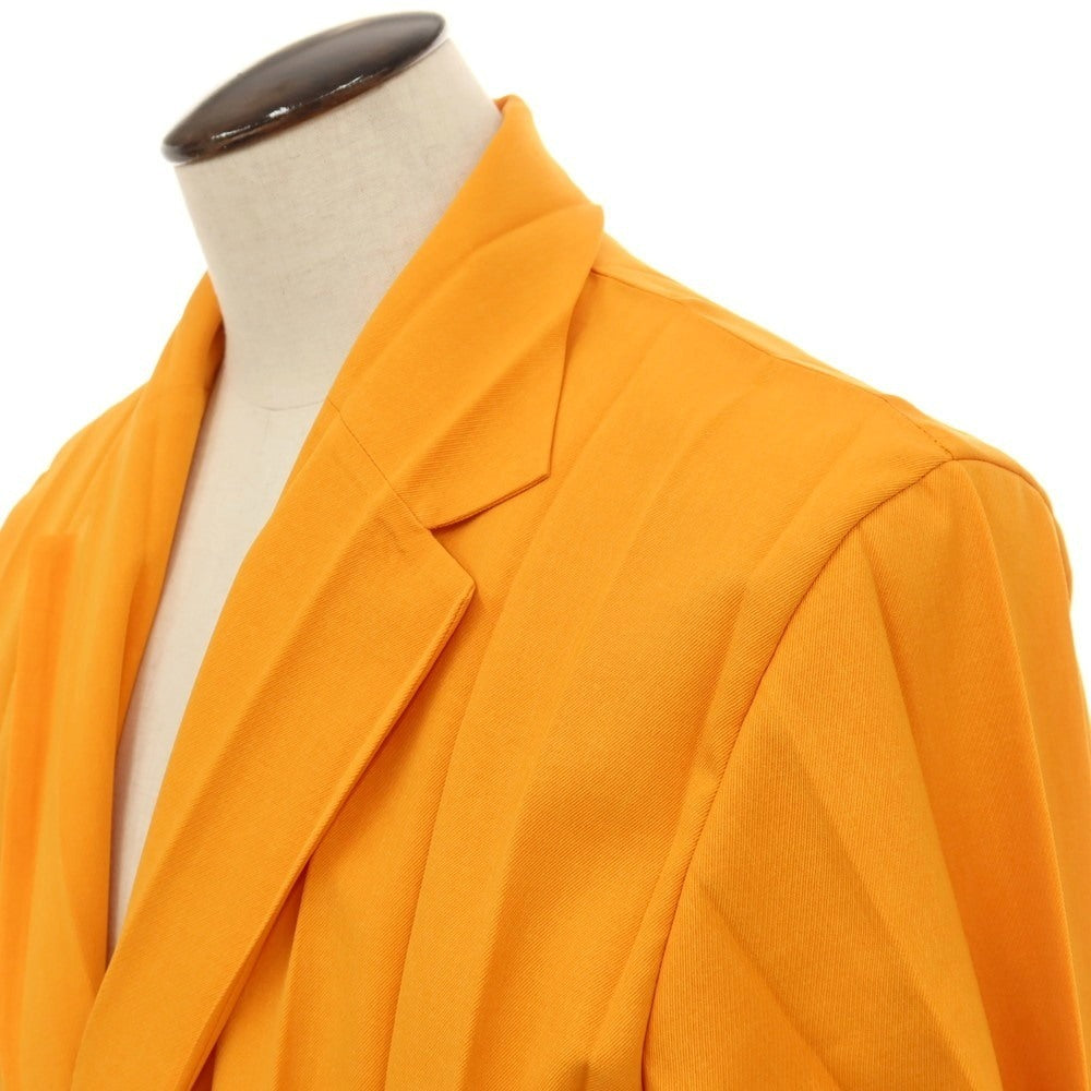 【中古】オム プリッセ イッセイミヤケ HOMME PLISSE ISSEY MIYAKE 2026年春夏 アコーディオンプリーツ加工 2B カジュアルジャケット オレンジ【サイズ表記なし(L位)】【 状態ランクA 】【 メンズ 】