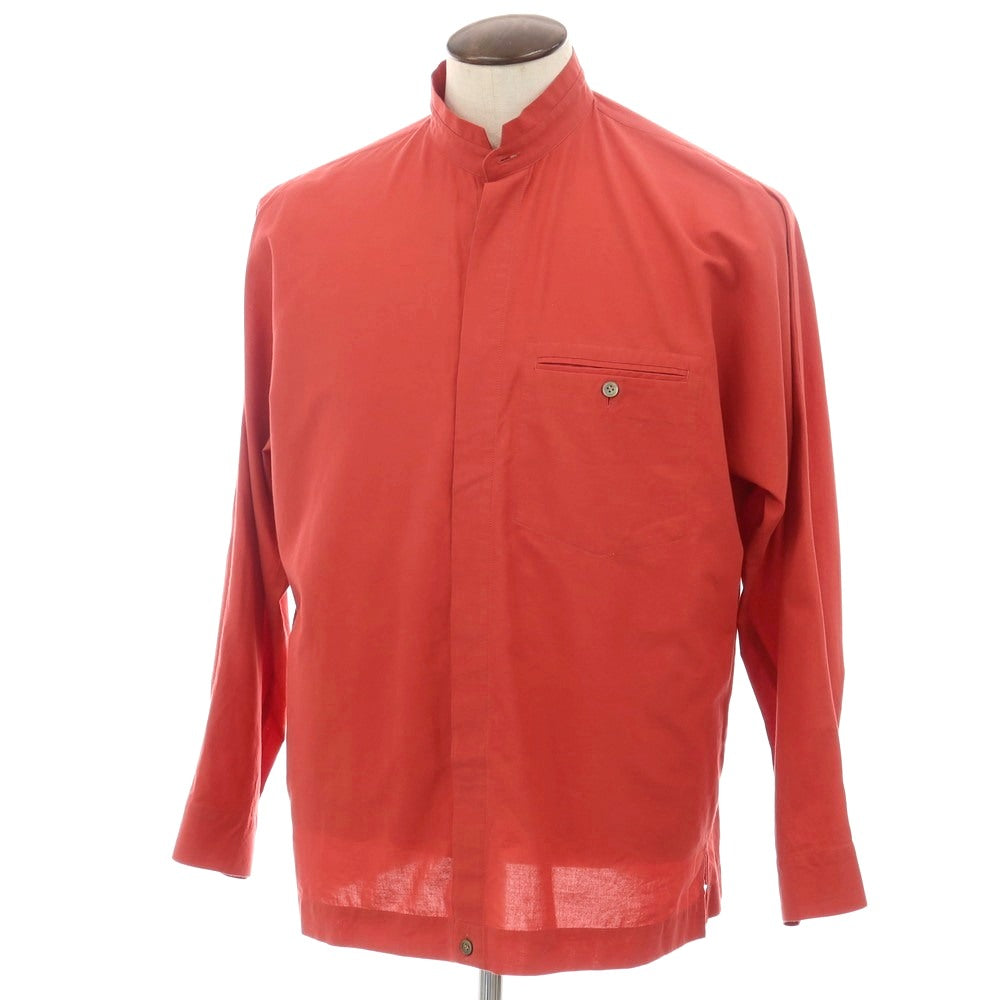 【中古】オム プリッセ イッセイミヤケ HOMME PLISSE ISSEY MIYAKE 2026年春夏 スカーフ付き カジュアルシャツ レッド【サイズ表記なし(L位)】【 状態ランクB 】【 メンズ 】