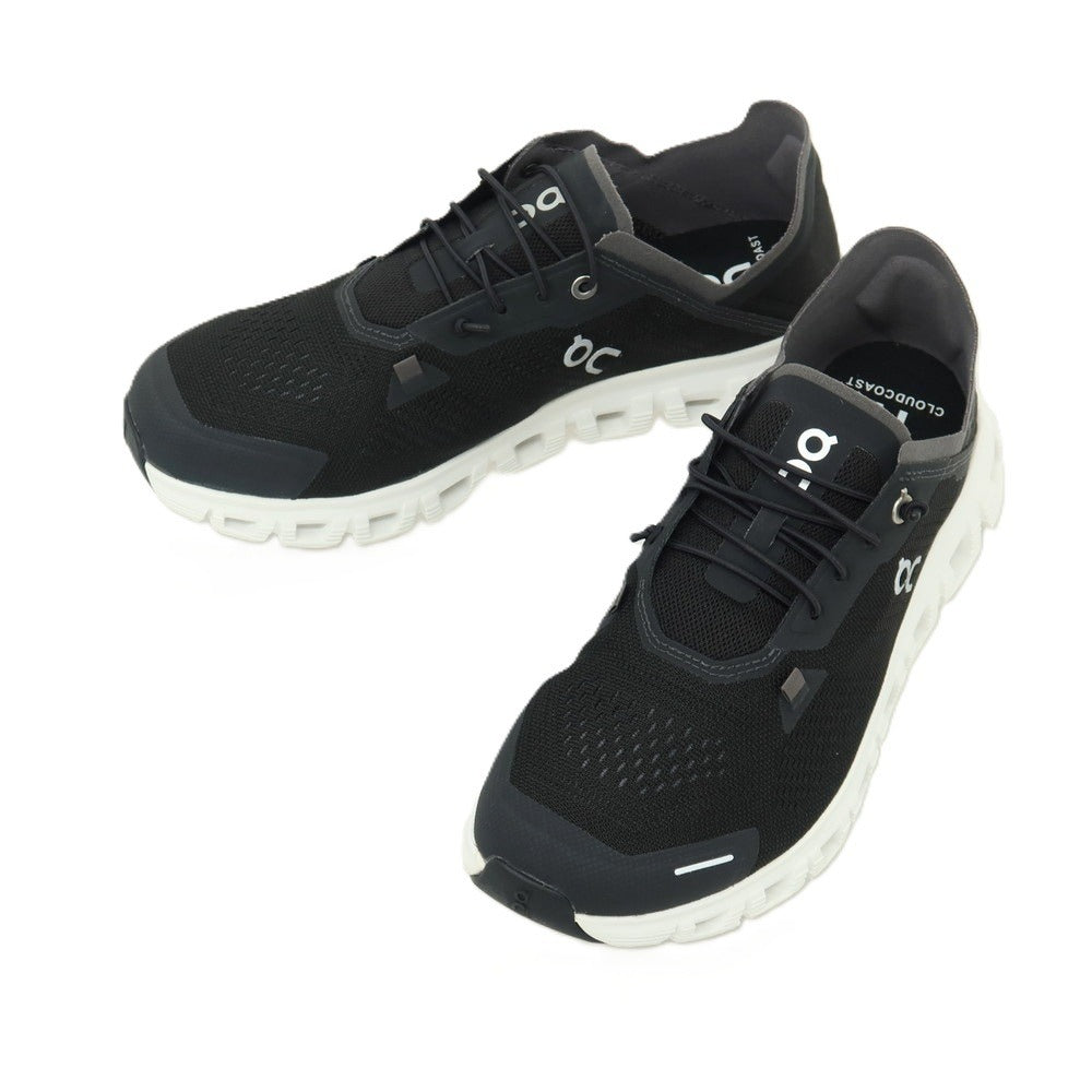 【中古】オン On cloud 6 coast スニーカー ブラック【サイズ25.5】【 状態ランクA 】【 メンズ 】