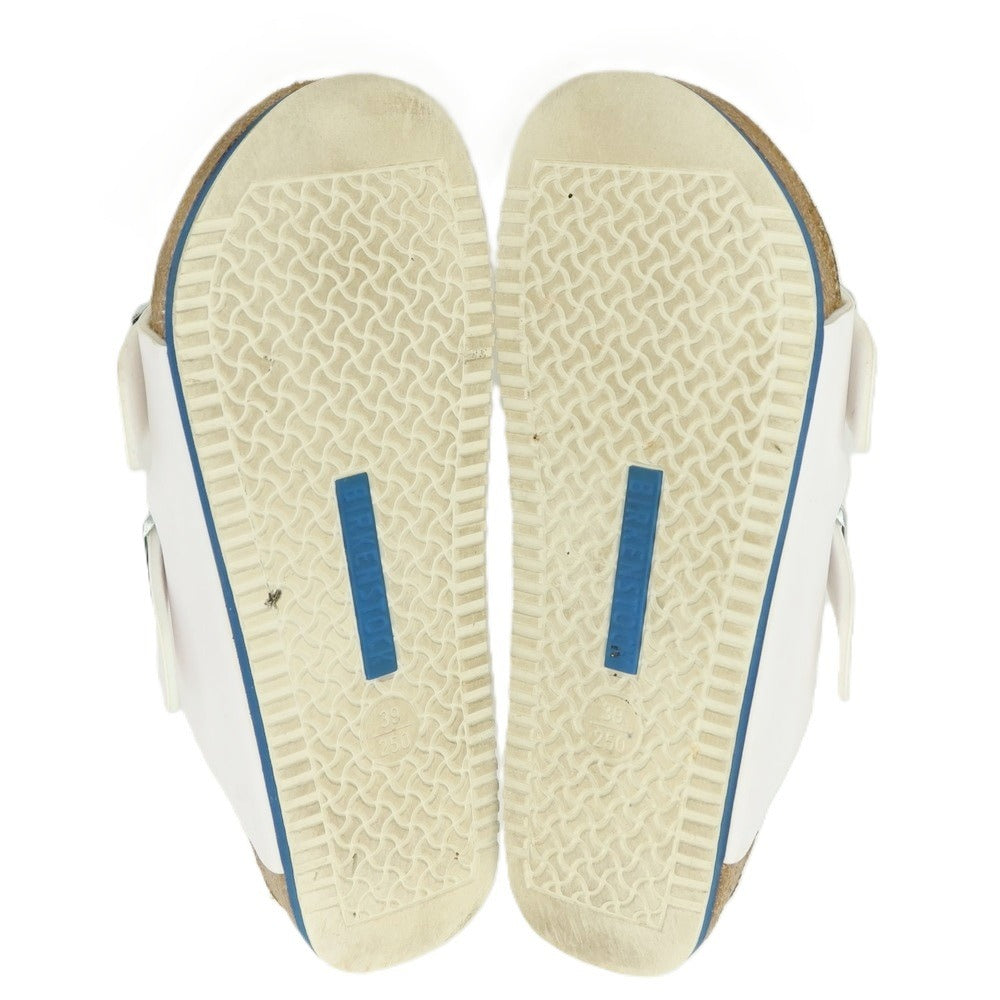 【中古】ビルケンシュトック BIRKENSTOCK RHC Ron Herman別注 レザー サンダル ホワイト【サイズ39】【 状態ランクC 】【 メンズ 】