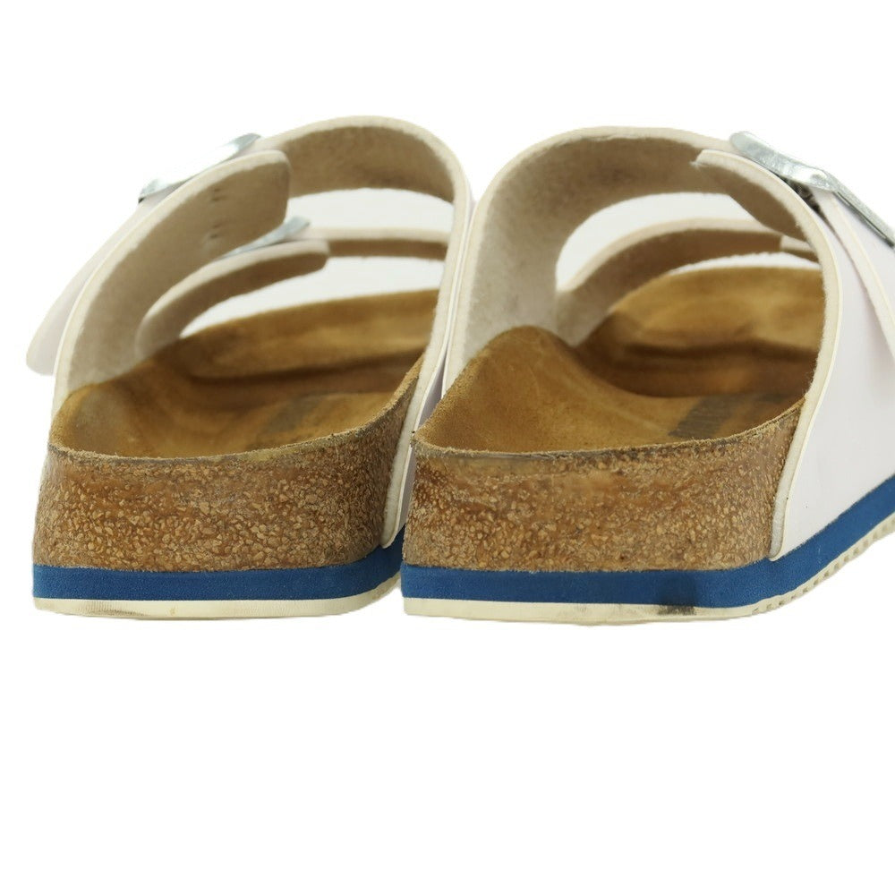 【中古】ビルケンシュトック BIRKENSTOCK RHC Ron Herman別注 レザー サンダル ホワイト【サイズ39】【 状態ランクC 】【 メンズ 】