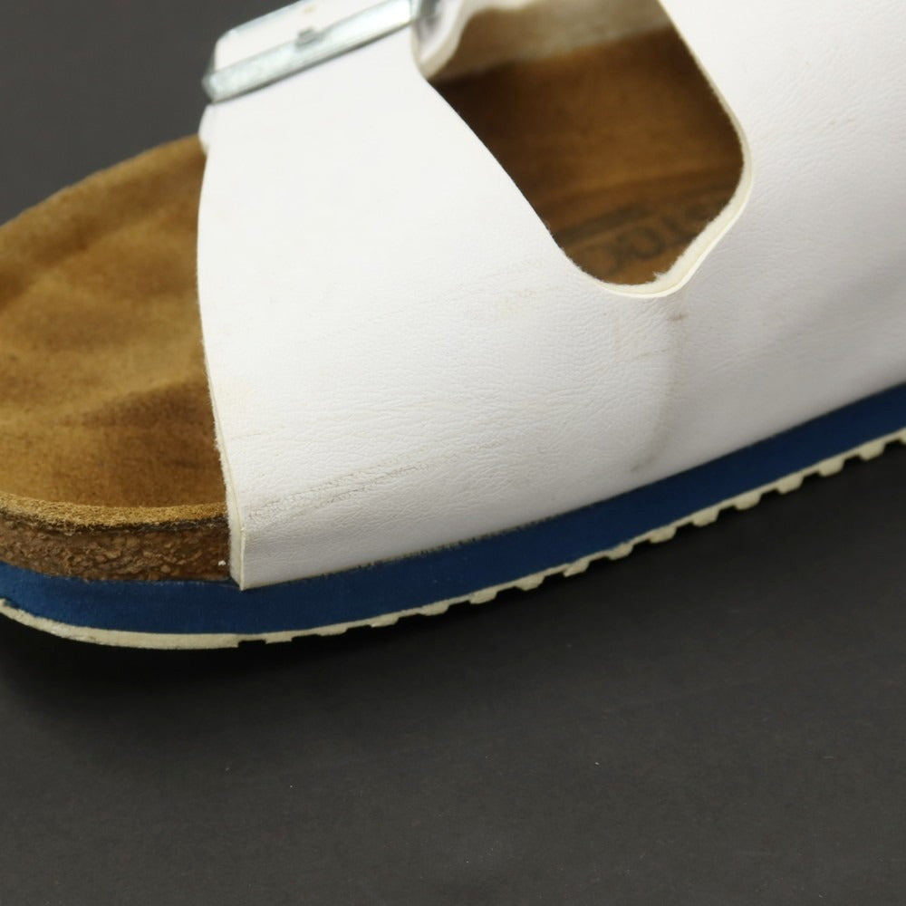 【中古】ビルケンシュトック BIRKENSTOCK RHC Ron Herman別注 レザー サンダル ホワイト【サイズ39】【 状態ランクC 】【 メンズ 】