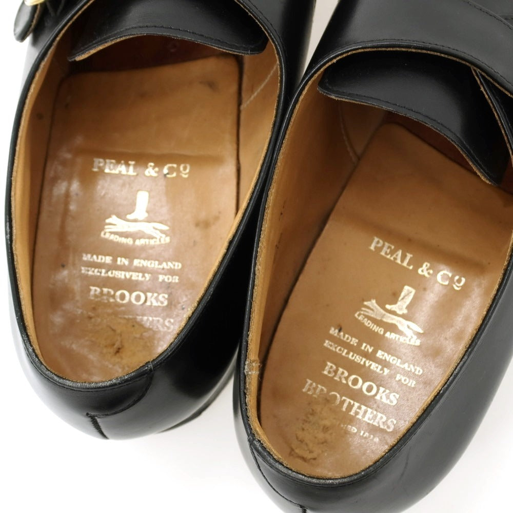 【中古】ブルックスブラザーズ Brooks Brothers PEAL&CO製 カーフ ドレスシューズ ブラック【サイズ9】【 状態ランクC 】【 メンズ 】