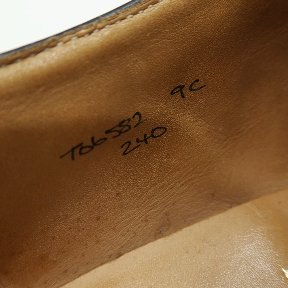 【中古】ブルックスブラザーズ Brooks Brothers PEAL&CO製 カーフ ドレスシューズ ブラック【サイズ9】【 状態ランクC 】【 メンズ 】