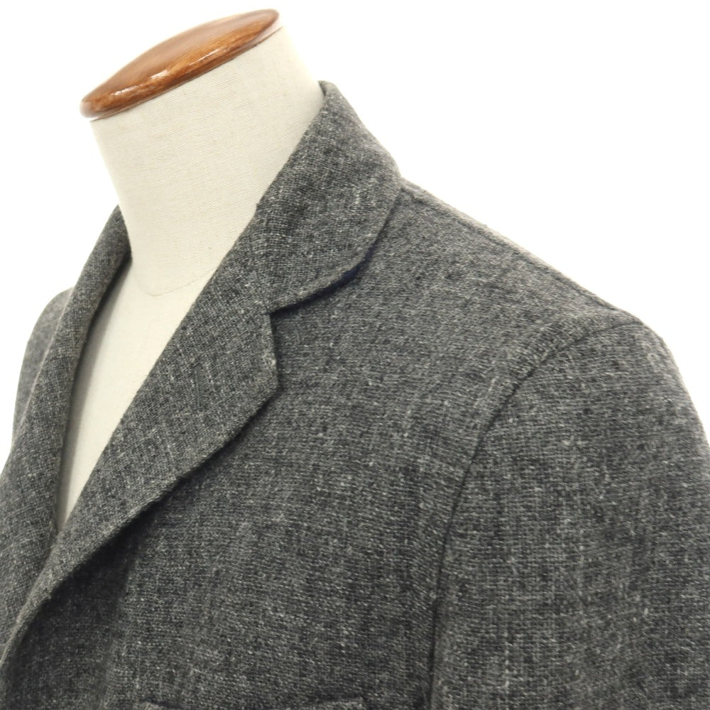 【中古】サルトリオ Sartorio ウールコットンカシミヤ 3B テーラードジャケット グレー【サイズ46】【 状態ランクC 】【 メンズ 】