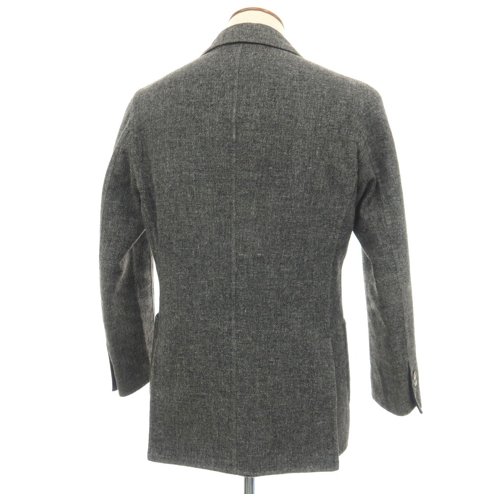 【中古】サルトリオ Sartorio ウールコットンカシミヤ 3B テーラードジャケット グレー【サイズ46】【 状態ランクC 】【 メンズ 】