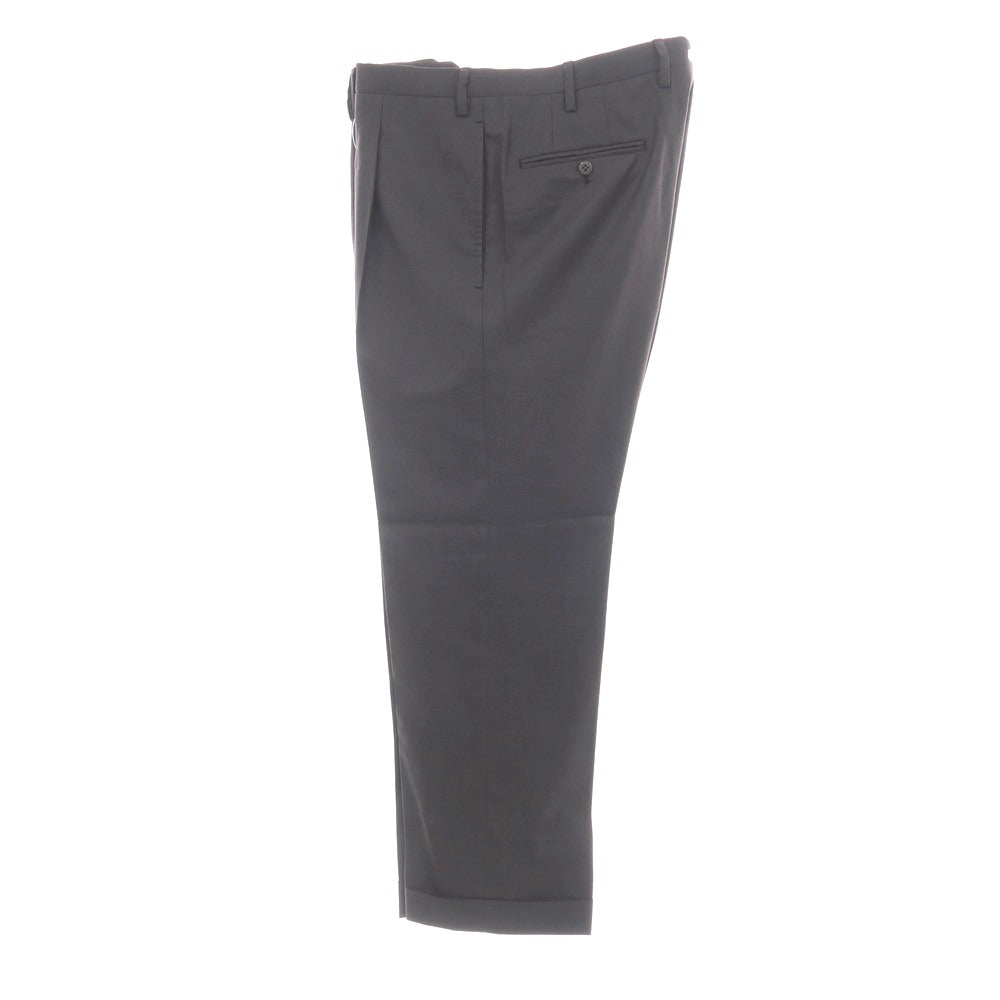 【中古】キートン Kiton ウール ドレススラックスパンツ ダークグレー【サイズ48】【 状態ランクB 】【 メンズ 】