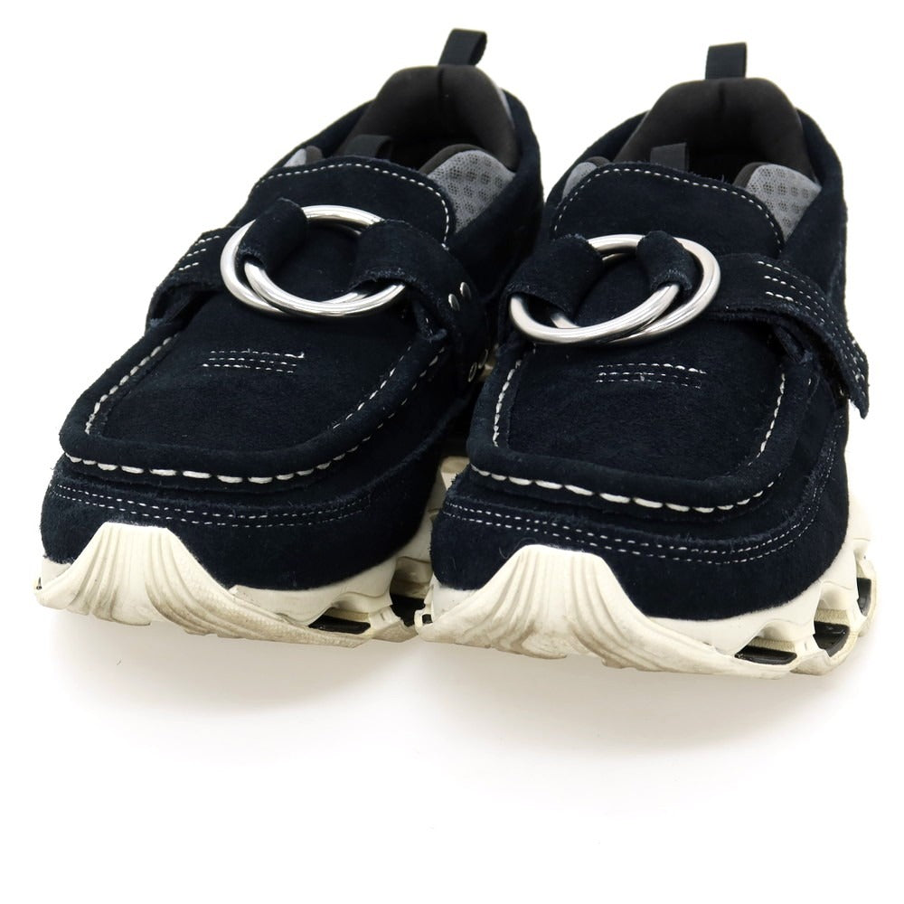 【中古】ミズノ Mizuno × 小林節正 WAVE PROPHECY RING MOC スエード スニーカー ブラック【サイズ27cm】【 状態ランクB 】【 メンズ 】