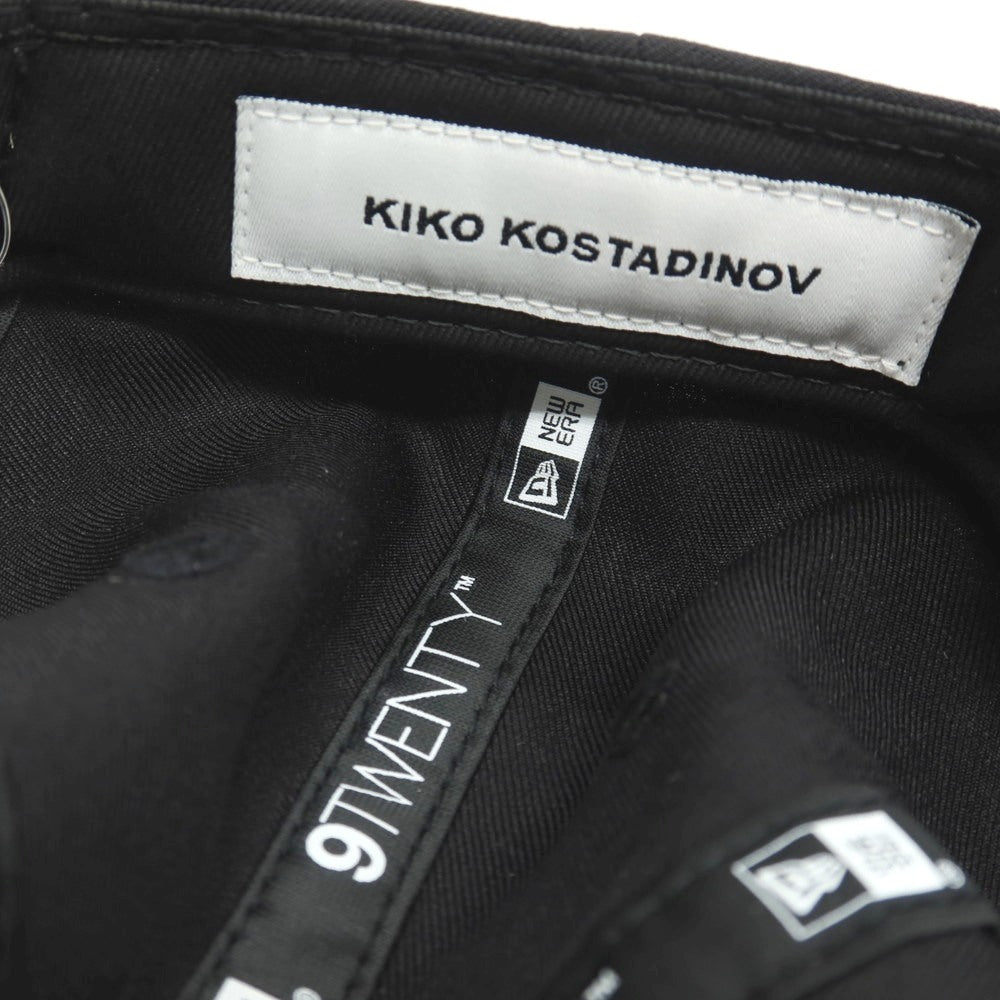 【中古】キココスタディノフ KIKO KOSTADINOV × NEW ERA 2026年春夏 キャップ 帽子 ブラック【サイズM/L】【 状態ランクB 】【 メンズ 】