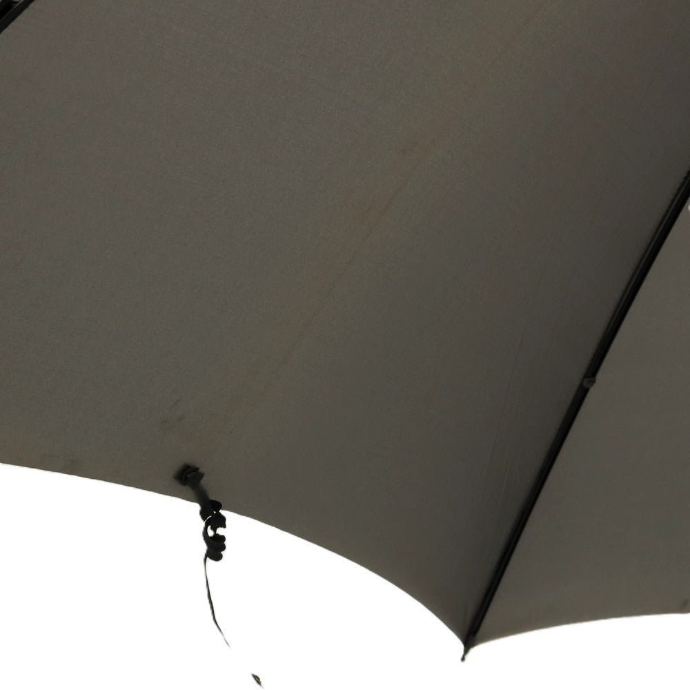 【中古】グローブトロッター GLOBE TROTTER × FOX UMBRELLAS ウッドハンドル 長傘 ダークグレー【 状態ランクC 】【 メンズ 】