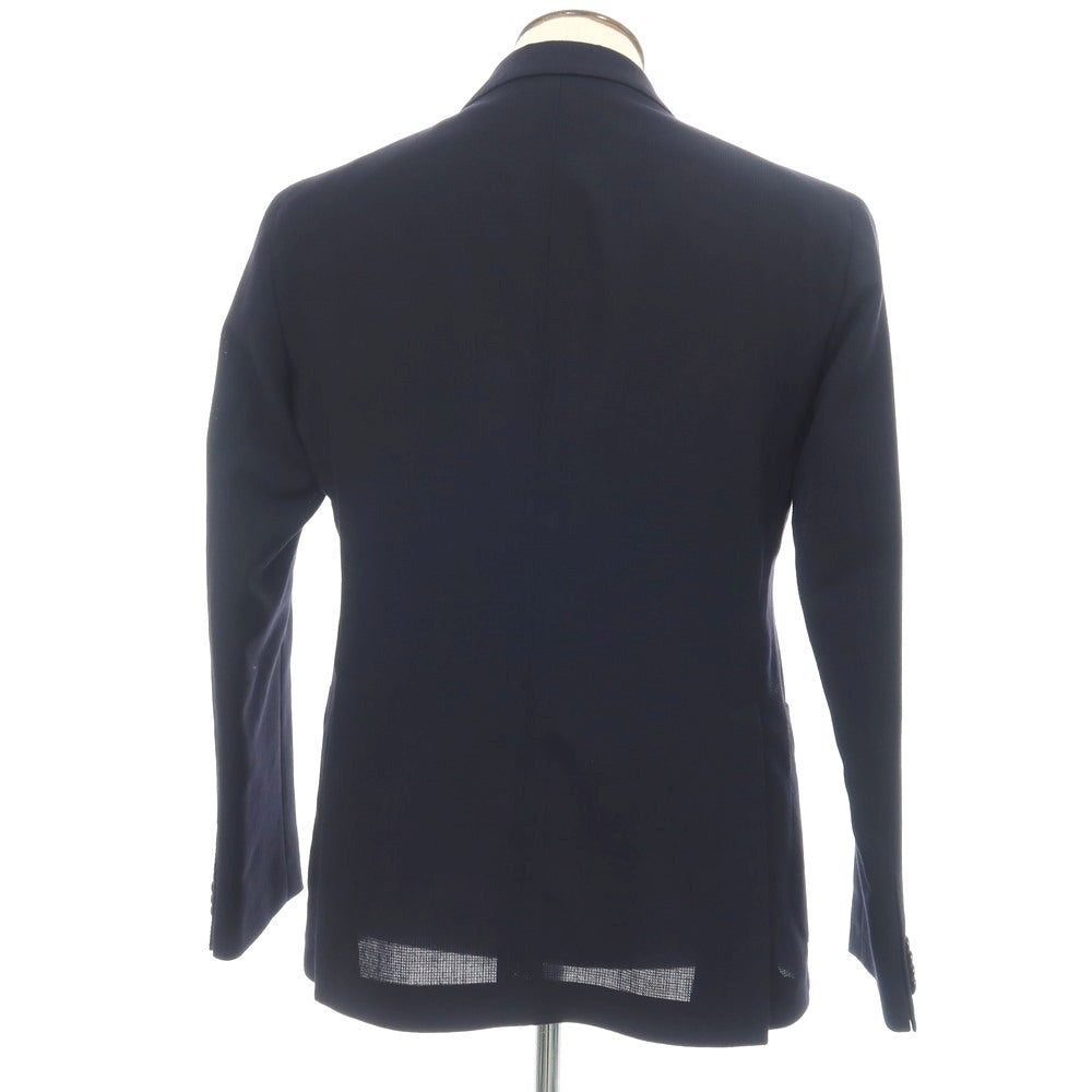 【中古】タリアトーレ TAGLIATORE ウール ダブル6B テーラードジャケット ネイビー【サイズ50】【 状態ランクA 】【 メンズ 】