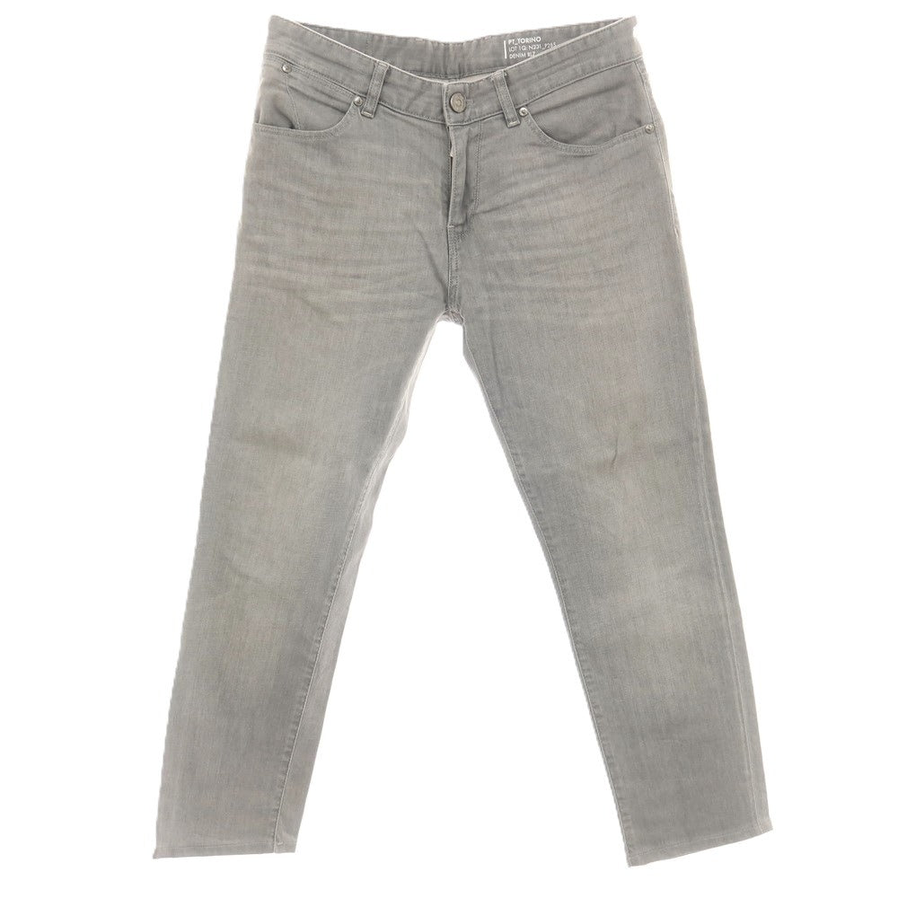 【中古】ピーティートリノ デニム PT TORINO DENIM SWING ストレッチ コットン デニムパンツ ジーンズ ライトグレー【サイズ31】【 状態ランクB 】【 メンズ 】