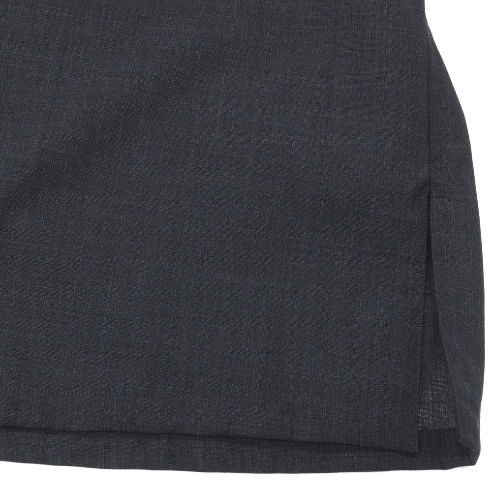 【中古】エイトン ATON ウール系 半袖シャツ ダークネイビー【サイズ6】【 状態ランクA 】【 メンズ 】